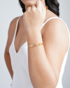 Bracelete Mola 8 mm Banhado a Ouro 18K