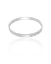 Bracelete Parafusos 5 mm Ródio Branco