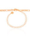 Choker Fígaro 4 mm Banhado a Ouro 18K