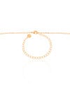 Choker Elos Trevo Preto 1.5 cm Banhado a Ouro 18K 