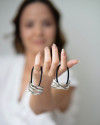 Pony Cuff X Banho Branco