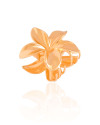 Presilha Flor Lisa Banho Dourado