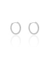 Brinco Argola Lisa 1.8 cm Ródio Branco