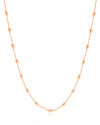 Gargantilha Longa Gomos Banhado a Ouro 18K - 70 cm
