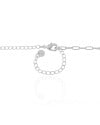 Choker Elos Ovais 4 mm Ródio Branco