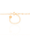 Choker Elos Ovais 3 mm Banhado a Ouro 18K