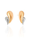 Brinco Gotas Mix de Banhos 3.3 cm Banhado a Ouro 18K
