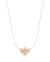 Gargantilha Nylon Espírito Santo Banhado a Ouro 18K - 38 cm