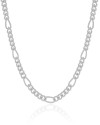 Choker Elos Detalhados Ródio Branco