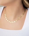 Choker Alhambra 10 mm Banhado a Ouro 18K