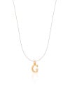 Choker Nylon Letra G Banhado a Ouro 18K