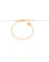 Choker Nylon Letra J Banhado a Ouro 18K