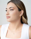 Choker Nylon Letra L Banhado a Ouro 18K