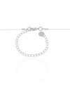 Choker Nylon Letra S Ródio Branco