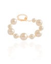 Pulseira Pérolas Banhado a Ouro 18K