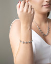 Pulseira Elos Spike Ródio Branco