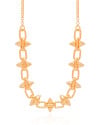 Gargantilha Elos Spike 13 mm Banhado a Ouro 18K - 45 cm