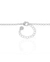 Gargantilha Elos Spike 13 mm Ródio Branco - 45 cm