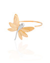 Bracelete Libélula Mix de Banhos Banhado a Ouro 18K
