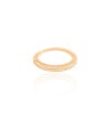 Anel Cravejado Cristal Tamanho 15 Banhado a Ouro 18K