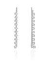 Grampos Cristais Quadrados Banho Branco