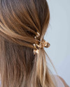Presilha Ondas Lisas Banho Dourado