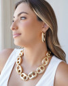 Conjunto Elos Lacre Banho Dourado