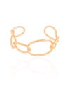 Bracelete Elos 22 mm Banho Dourado