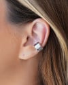 Piercing Liso 8 mm Banho Branco