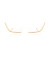 Ear Cuff Fio Liso Banhado a Ouro 18K