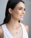 Choker Pérolas e Corações Banhado a Ouro 18K