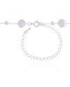 Choker Conchas em Pérola Ródio Branco