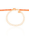 Choker Riviera Citrino 3 mm Banhado a Ouro 18K