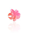Presilha Flor Degradê Rosa Brilhante Tamanho P