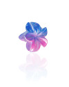 Presilha Flor Degradê Azul Brilhante Tamanho P