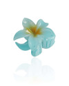 Presilha Flor Tropical Azul Tamanho G