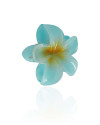 Presilha Flor Tropical Azul Tamanho G