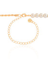Choker Pérolas Cordão Baiano Banhado a Ouro 18K