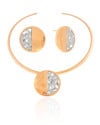 Conjunto Mix de Banhos Orgânico Martelado Banho Dourado