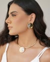 Conjunto Mix de Banhos Orgânico Martelado Banho Dourado