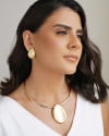 Conjunto Gota Fosca Banho Dourado