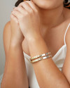 Bracelete Filetes Lisos Mix de Banhos