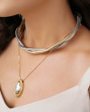 Conjunto Mix de Banhos Oval Liso Banho Dourado