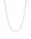 Choker Bolinhas Pêssego 3 mm Banhado a Ouro 18K