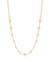 Gargantilha Elos Pontos de Luz Cristal Banhado a Ouro 18K - 50 cm