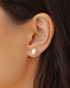 Brinco Gota Pérola 1.0 cm Banhado a Ouro 18K