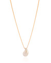 Gargantilha Veneziana Gota Pérola Banhado a Ouro 18K - 45 cm