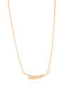 Gargantilha Veneziana Bolinhas Cravejado Cristal Banhado a Ouro 18K - 45 cm