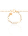 Gargantilha Elos Americanos Pontos de Luz Cristal Banhado a Ouro 18K - 50 cm