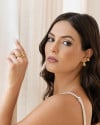 Piercing Abaulado Liso Banhado a Ouro 18K